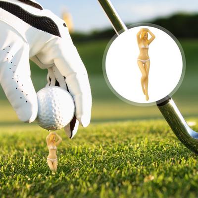 Bikini Beauty Plastic Golf Tee, Swimsuit Women Golf Ball Holder, Golf Training Aid Tee for Indoor Outdoor Driving Range