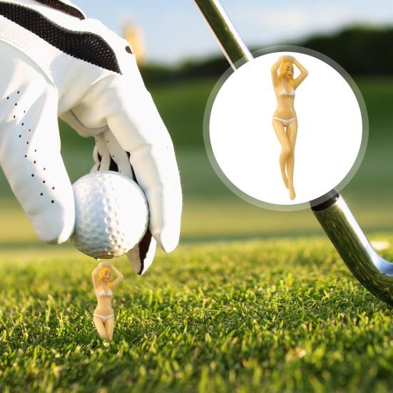 Bikini Beauty Plastik Golf Tee, Badeanzug Damen Golfballhalter, Golf Trainingshilfe Tee für Indoor Outdoor Driving Range