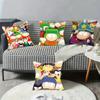 Cartoon S-South Cute P-ParkS Cushion Cover Pillow Case Pillowcase Soft Skin Friendly & Comfortable with a Hidden Zipper