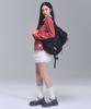 Zeroplanet Nylon Shirred Ribbon Backpack [Black]