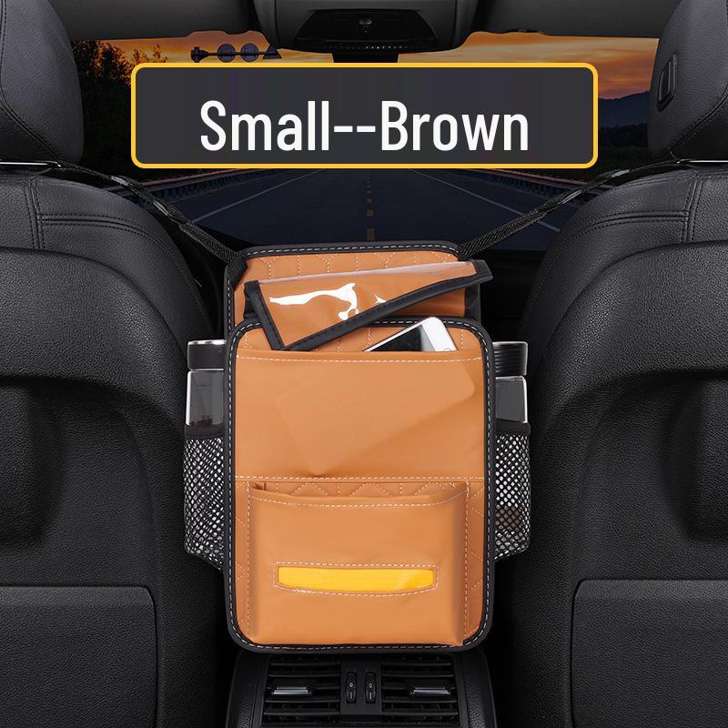 Double-Sided Touchscreen Car Seat Organizer and Hanging Ornament