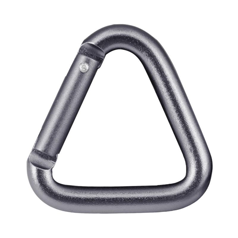 Aluminum Alloy Outdoor Triangular Carabiner Locking Carabiner Clip Keychain Clips for Backpack Camping Hiking Traveling