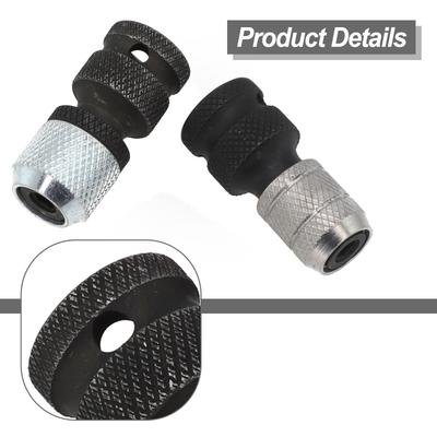 Hex Drive Adapter 1 2 To 1 4 Hex Converter For Professional Use Chrome-vanadium Steel Secure Grip Enhanced Design