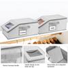 1Pc Extra Large Hat Organizer for Baseball Caps Stackable Baseball Cap Organizer Storage Box with Dual Clear Windows JT529