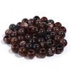 50pcs Dual Color Imitation Jade Acrylic Beads Round Large Hole Beads Loose Spacer Beads For Jewelry Making DIY Keychain Bracelet