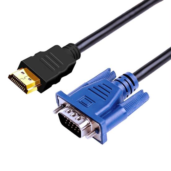 

1.5m HDMI-compatible to Anti-interference High Clarity VGA Cable HDMI-compatible Male to VGA Male