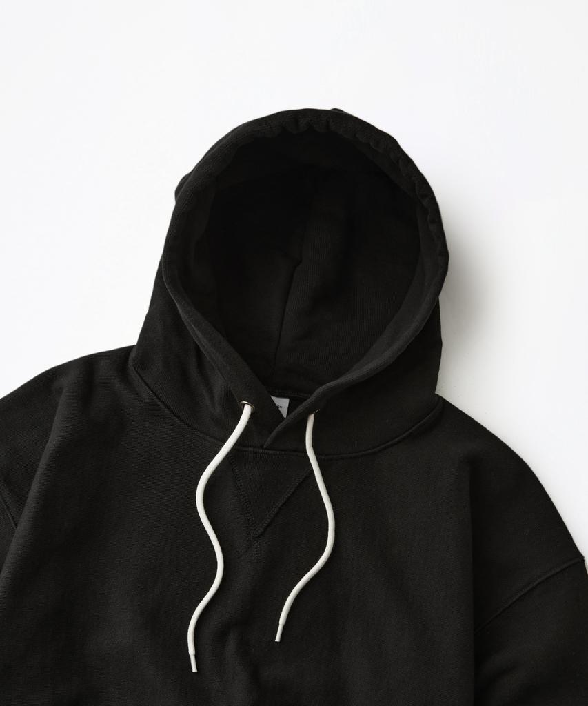 Reverse Heavy Hood Sweat_Black