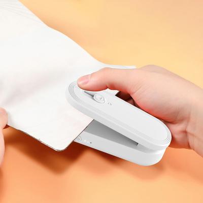 Chip Bag Sealer Fruit Storage Tool USB Rechargeable Small Bag Sealer Cutter For Home Meal Prep Leftover Camping Meat Snack