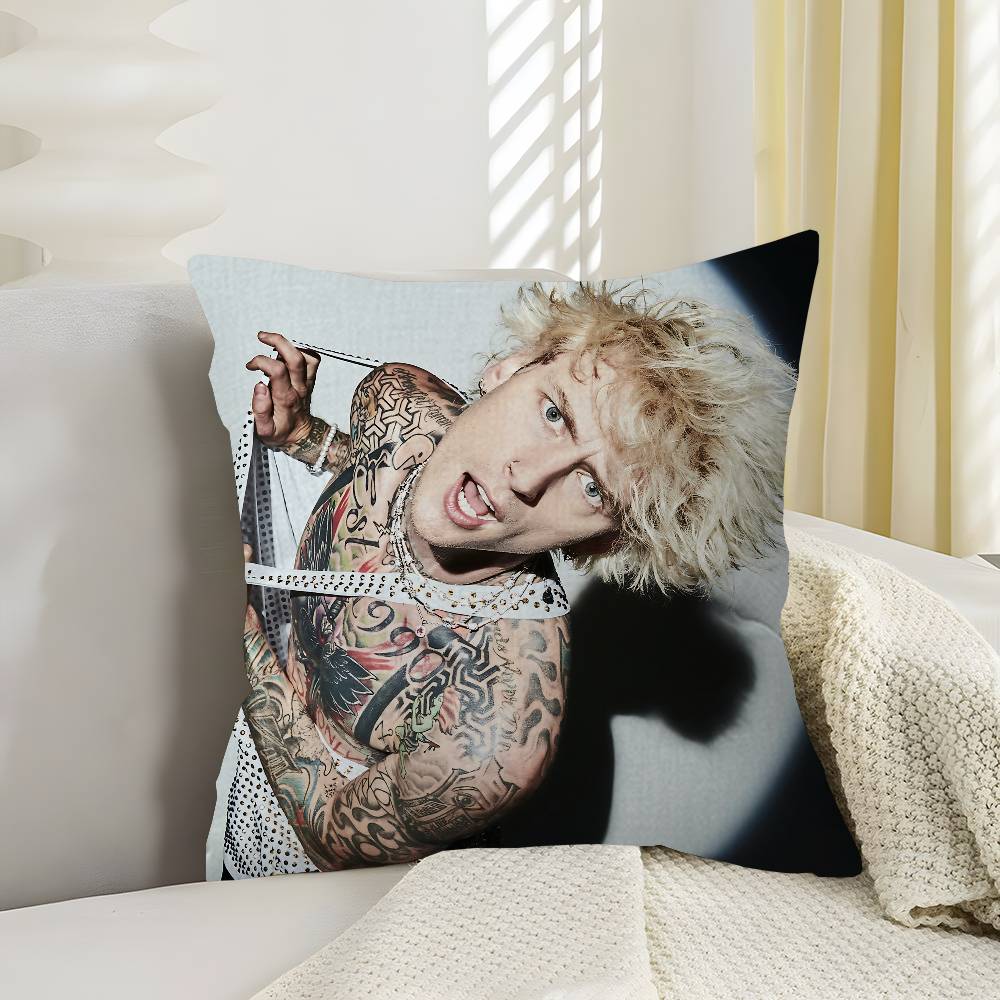 I Love MGK Personalized picture text home decorative pillows Household Gifts 45x45cm