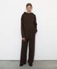 Mualeumuseu Soft Cotton Knit Pants [Brown]