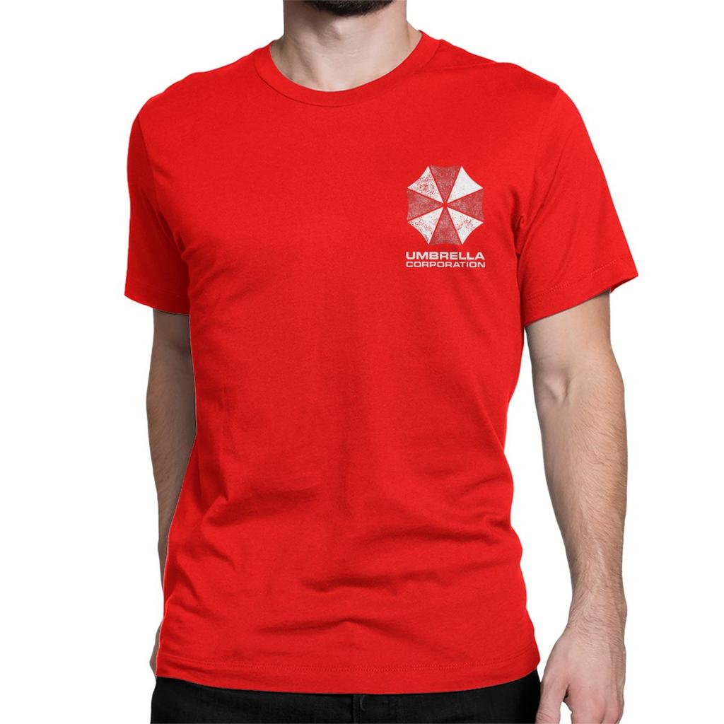 Umbrella Corp Corporations Video Game T Shirts Pure Cotton Humor TShirt Pharmaceuticals Corporation Tee Shirt Clothes Graphic