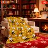 1pc, 2D Flat, Small Throw Blanket, Nap Blanket, Cartoon Bee, Patterned Flannel Blanket, Multi-functional All-season Gift, Can Be Used in the Living Ro