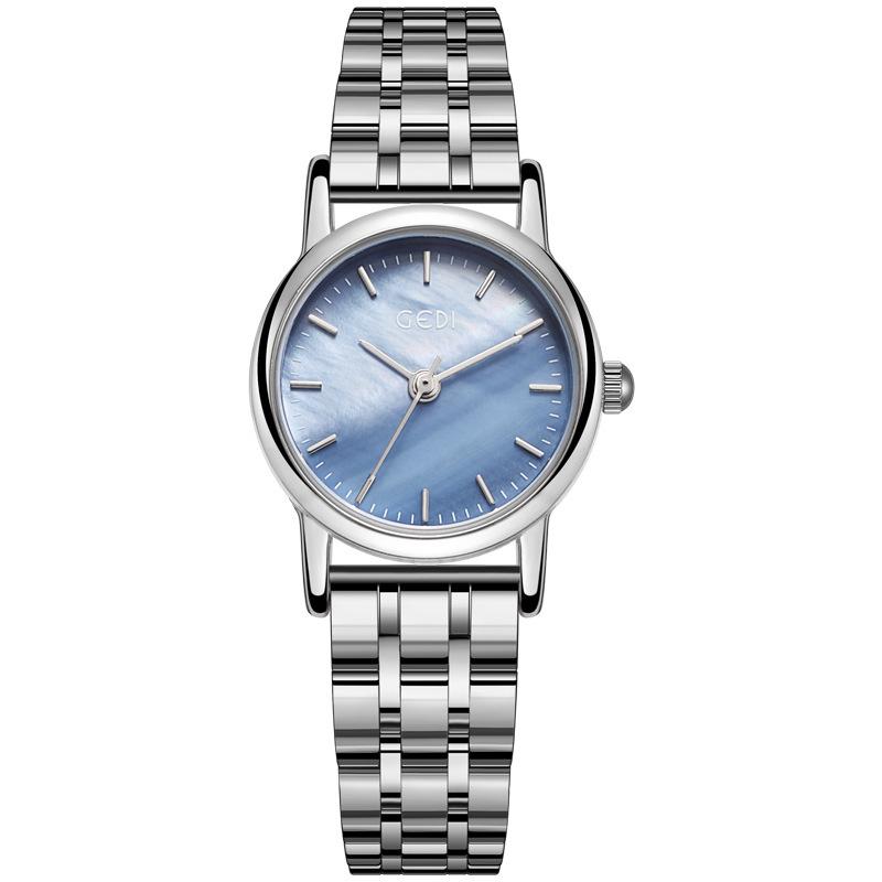High-Value Fritillary Plate Women S Watch Niche High-End Steel Belt Quartz Watch Women S Waterproof Watch