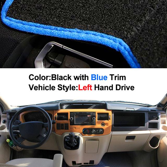 Pentru Ford Transit 2002 - 2009 Husa pentru bordul mașinii DashMat Covor Cape Protector Consolă Centrală Umbrire 2008 2007 2006 2005