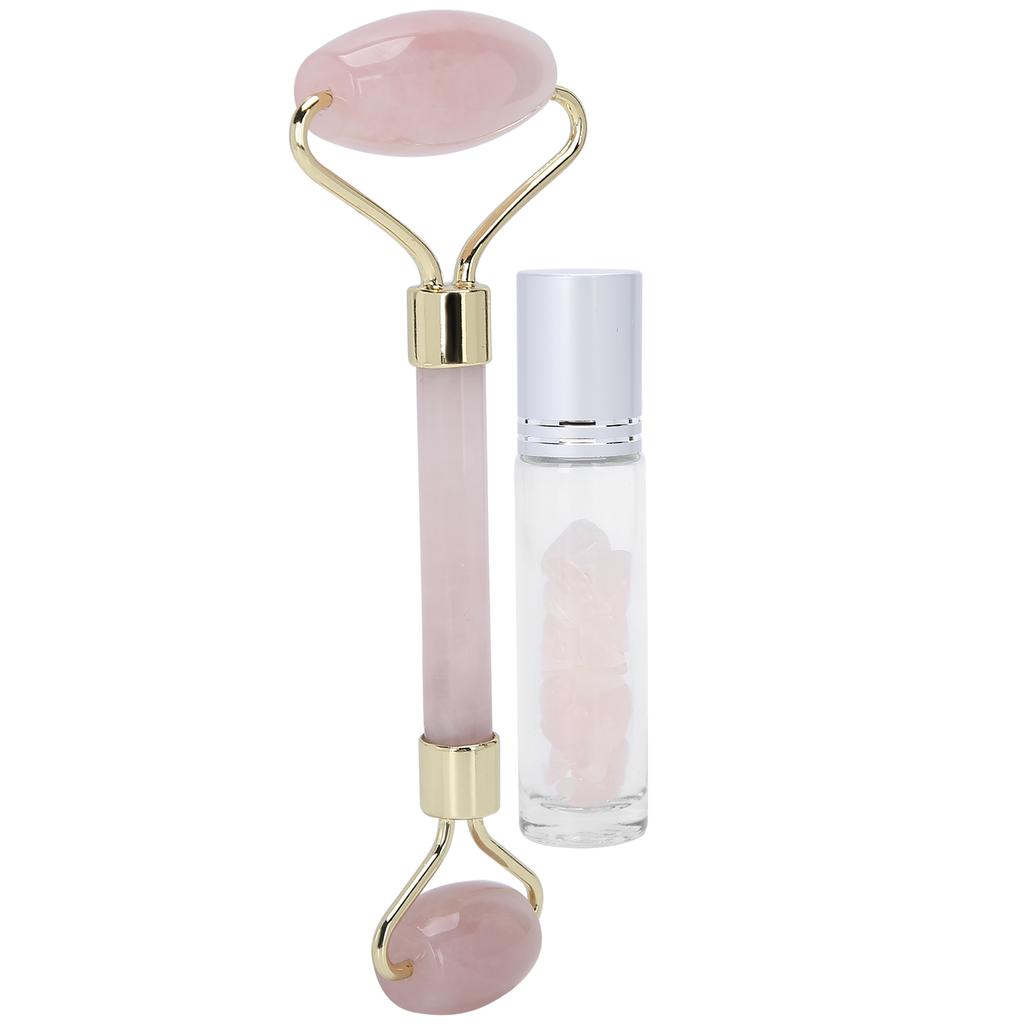 Face Roller Massager Facial Beauty Massage Roller with Roll On Essential Oil Bottle Facial Massage Roller