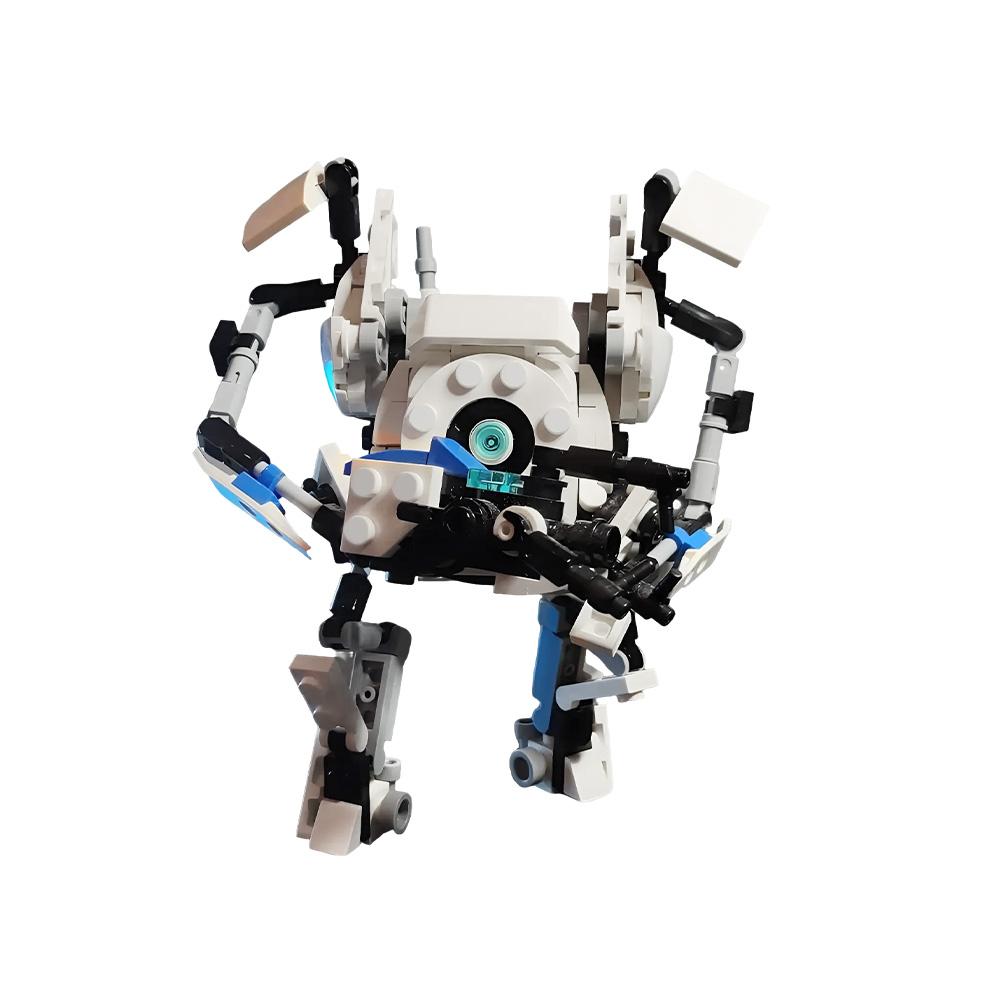MOC Popular Games Portal 2 Robot Building Blocks Model High-Tech ATLAS And P-Body Robot Bricks Assembly Toys Kids Birthday Gifts