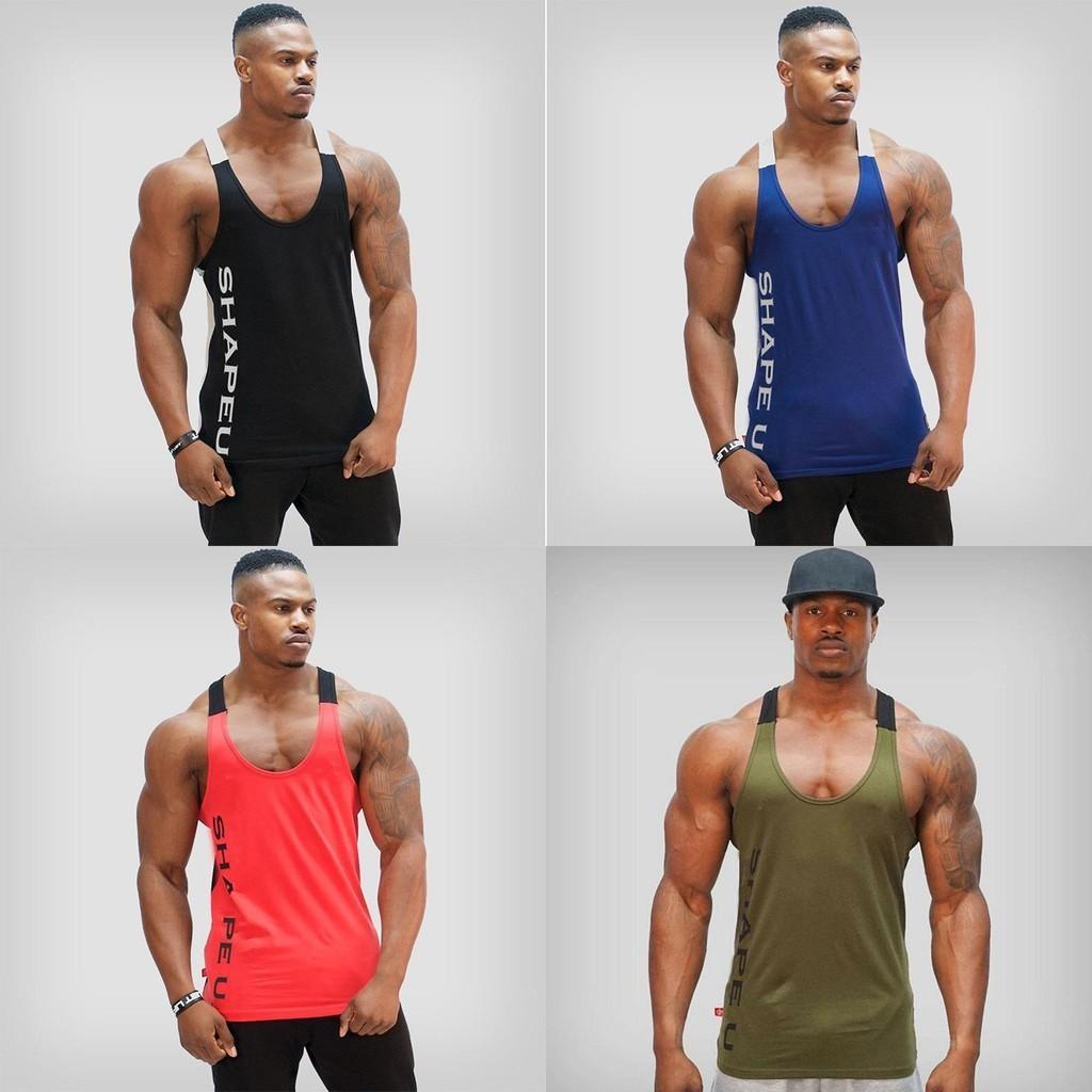 Premium Quality Gym Men's Muscle Sleeveless Tank Top Tee Shirt For Bodybuilding