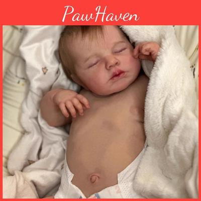 Silicone Baby Reborn Doll 49cm With 3d Skin For Collectors And Giftgiving