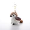 1 Piece Cartoon Chubby Parrot Sparrow School Bag Keychain Cute Bird Plush Pendant Exquisite Birthday Gift Car Decoration