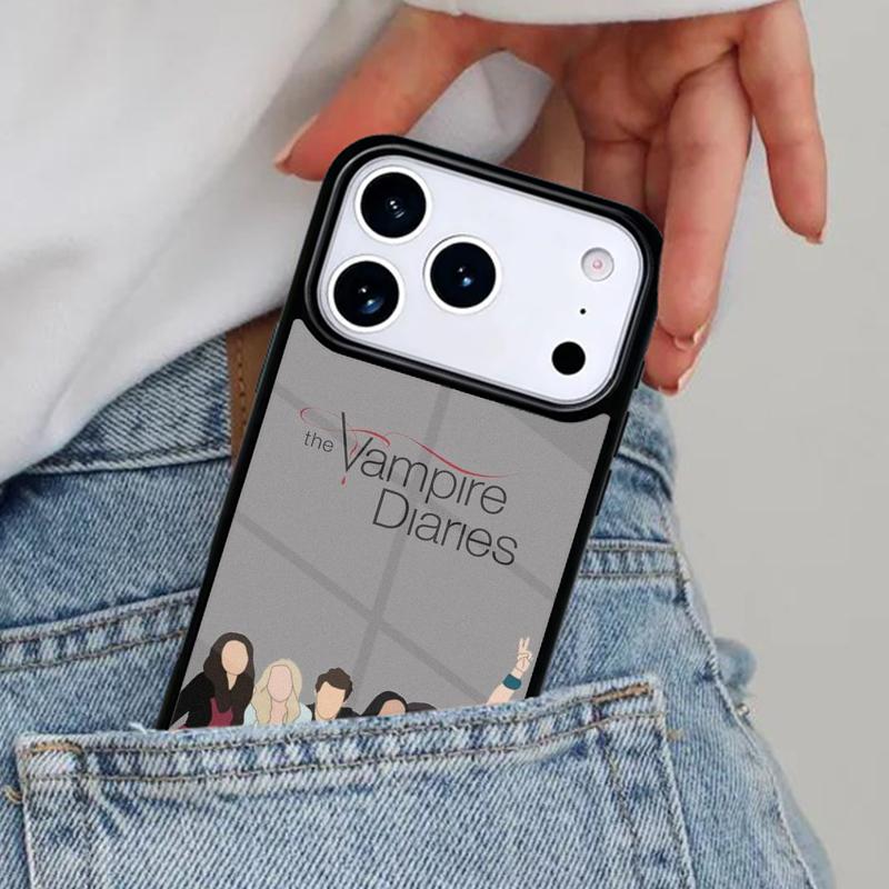 

The Vampire Diaries print Phone Case for iPhone 17ProMax 12 13 14 15 16e 17 Pro Max Plus Air Cover iPhone 12 Pro Max