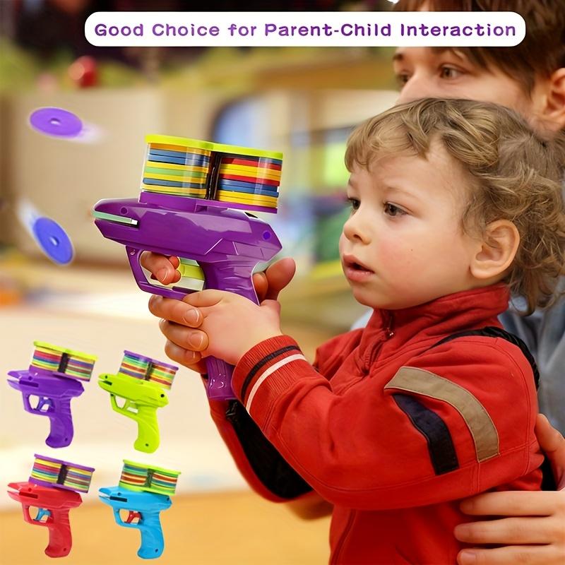 New 3-hole Shooting Toy - Interactive Launcher with 3 Magazines, Suitable for Christmas and New Year Prank Toys- Group Game Gift