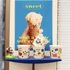 Party Ceramic Paper Cup Cute Children Holding Pudding Yogurt Cup Ice Cream Cup Large Capacity Ceramic Cup