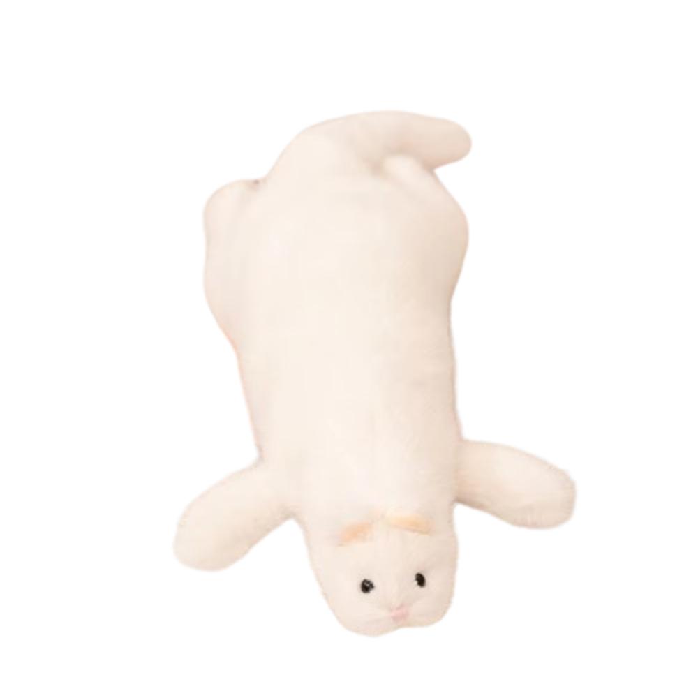 Реалистичный внешний вид Плюшевая игрушка-хорек Мягкий пушистый чучело хорька Подарок детям белый