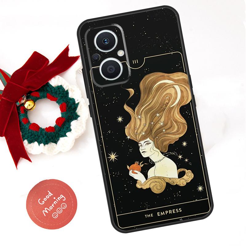 Astrology Tarot Cards Funda For OPPO Reno 14F 14 13 12 11 10 Pro 11F 12F 13F 7 8 Lite OPPO Find X8 X5 X9 Pro Case