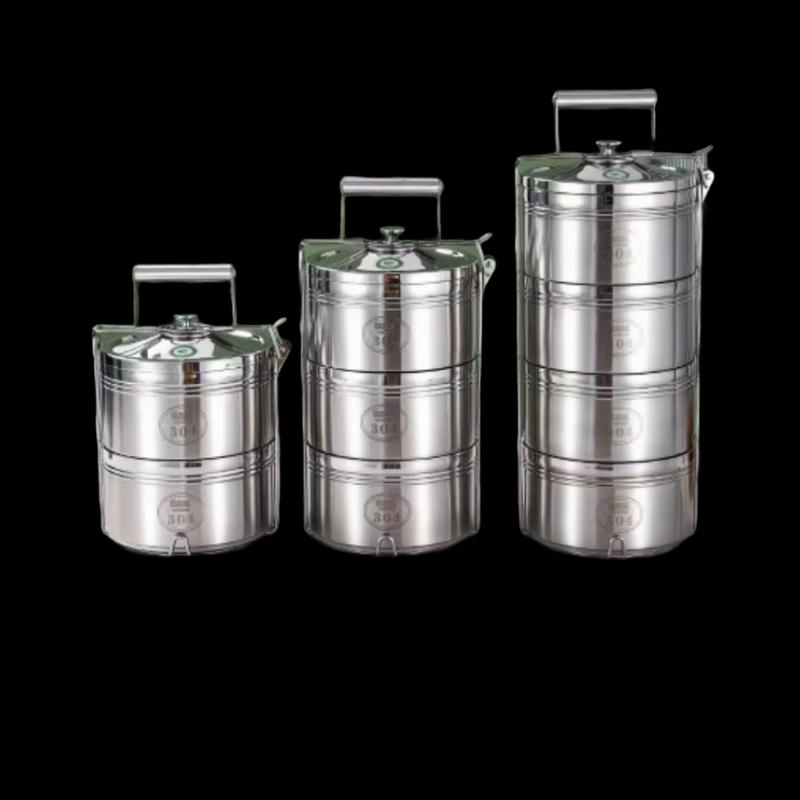 ZEESTIFY 304 Stainless Steel Insulated Lunch Box with 5 Compartments