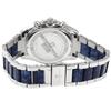 Salvatore Marra Men's Chronograph Watch SM23105-SSWHBL White/Blue Silver