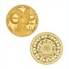 Twelve Constellation Commemorative Coins Gift Box Metal Craft Gift Box Badge