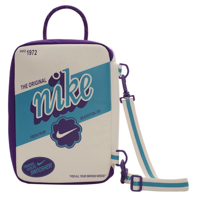 

Nike Fabric Shoe Box Bag, Portable Crossbody Bag, Shoulder Bag Small Unisex Ecru Casual FB3029-838 экрю