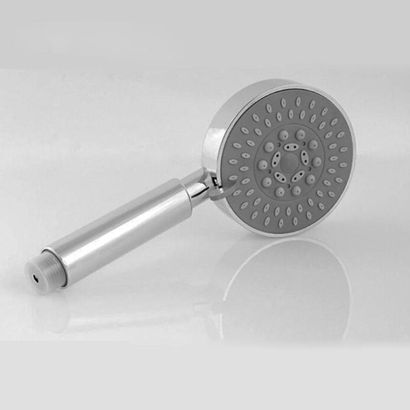 

5 форсунок Регульована насадка для душу Водозберігаючий Багатофункціональний ABS Boost Силікагель Отвори Дощовий фільтр Душова лійка Водозберігаючі Аксесуари для ванної кімнати срібний
