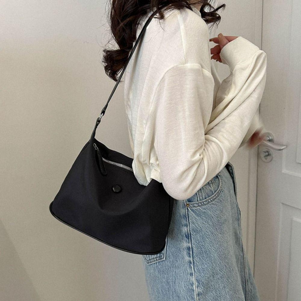 

Сумка через плечо из ткани Оксфорд для женщин, квадратные сумки через плечо, переносная сумка, косметичка белый