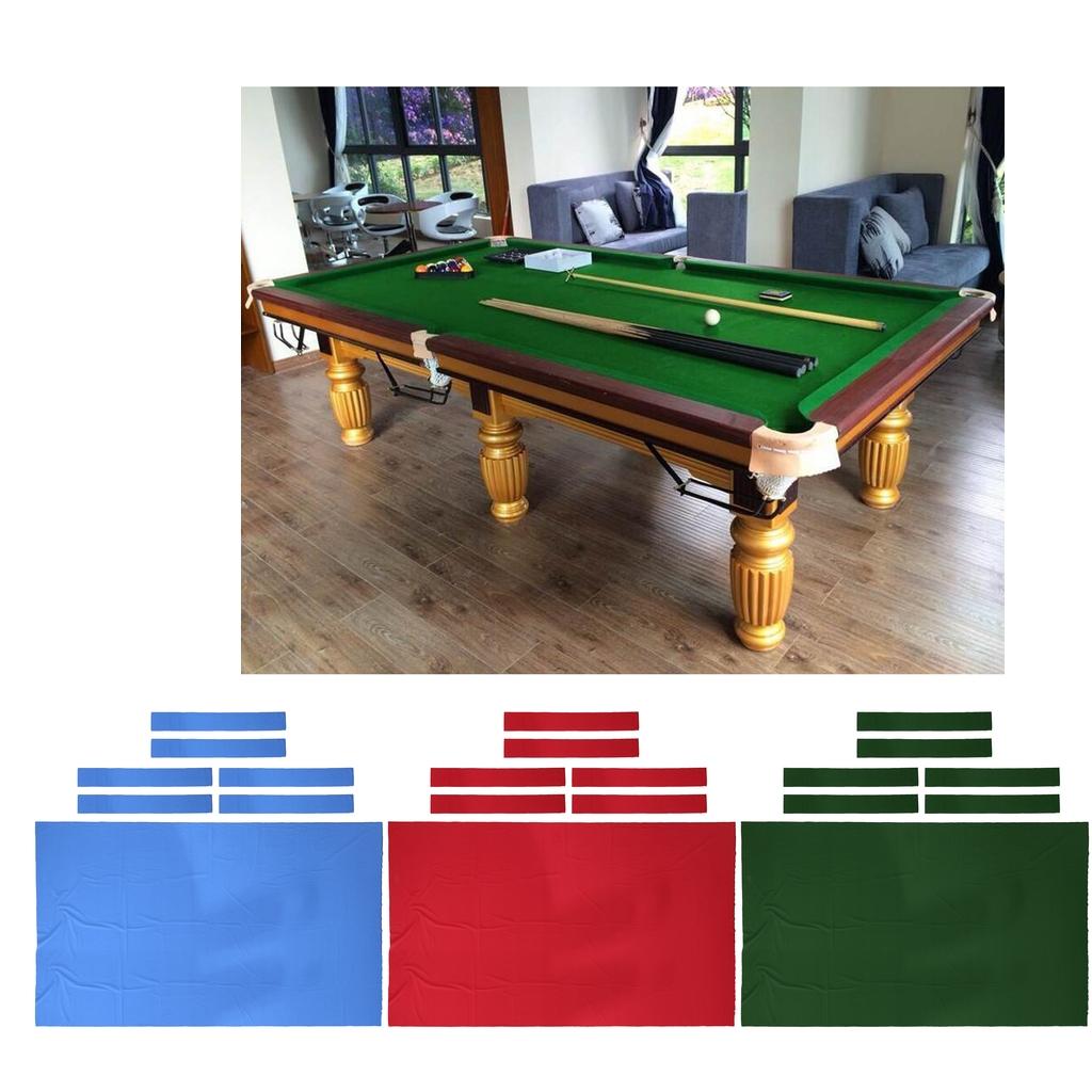 9ft Pool Table Felt Replacement Kit - 0.6mm Thickness, More Wear-resistant and Be Cut For Exact Usage, Durable In Use