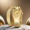 Watches Women Luxury Diamond Unique Snake Shape Waterproof Quartz Ladies Watch Clock