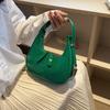 Halbmondtasche Vintage PU-Leder Kleine Umhängetasche für Damen Mädchen Hobo Handtasche Luxus Retro Rote Damen Achseltaschen Tragetaschen