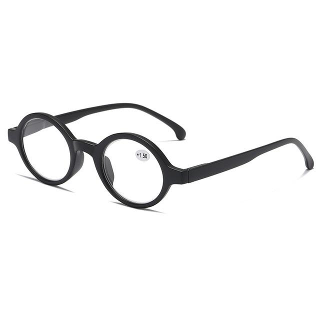 May Flower Vintage Brille für Sehschwäche Runde Retro Brille für Herren und Damen Rahmen mit Dioptrien +1+1.5+2+2.5