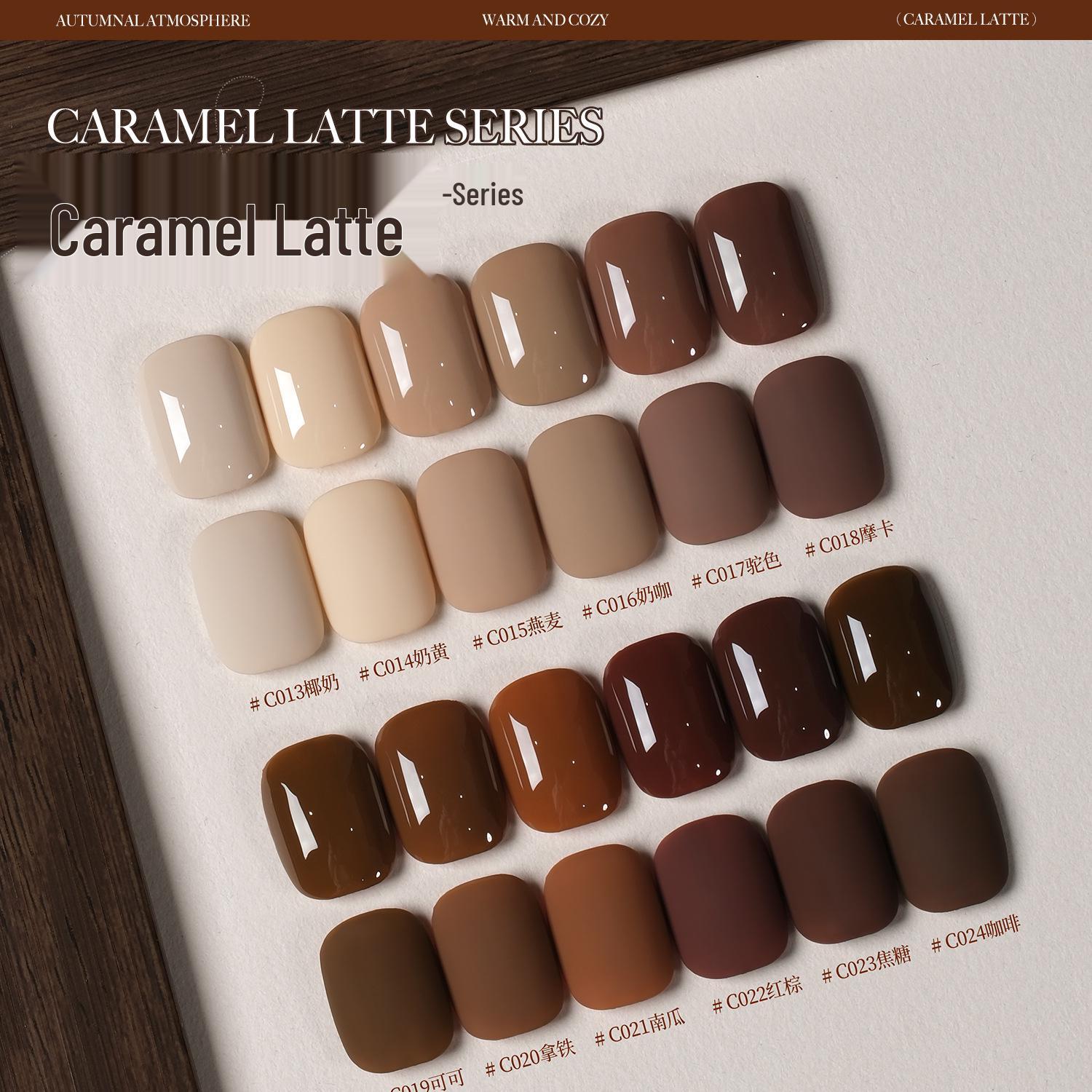 

Gaoy Caramel Latte Nail Gel 2025 Autumn/Winter Trending Shade