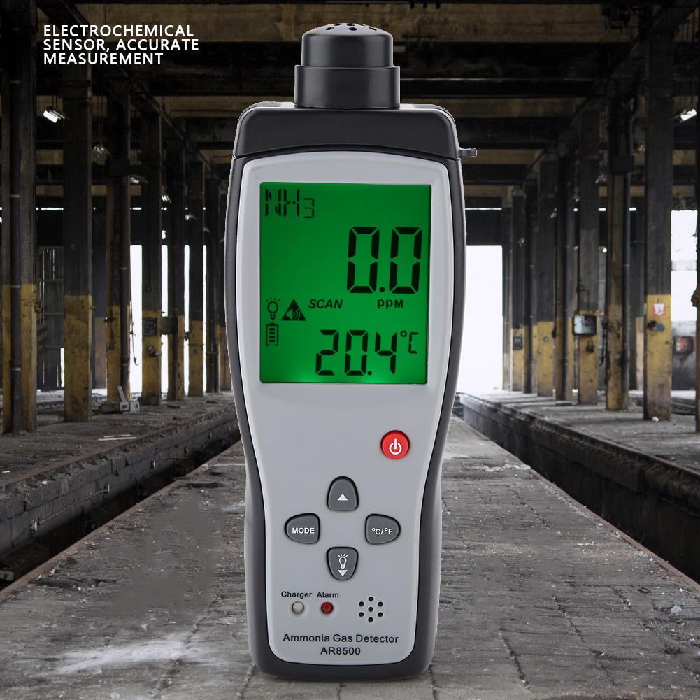SMART SENSOR AR8500 Ammonia Gas Detector Handheld Digital LCD NH3 Gas Monitor
