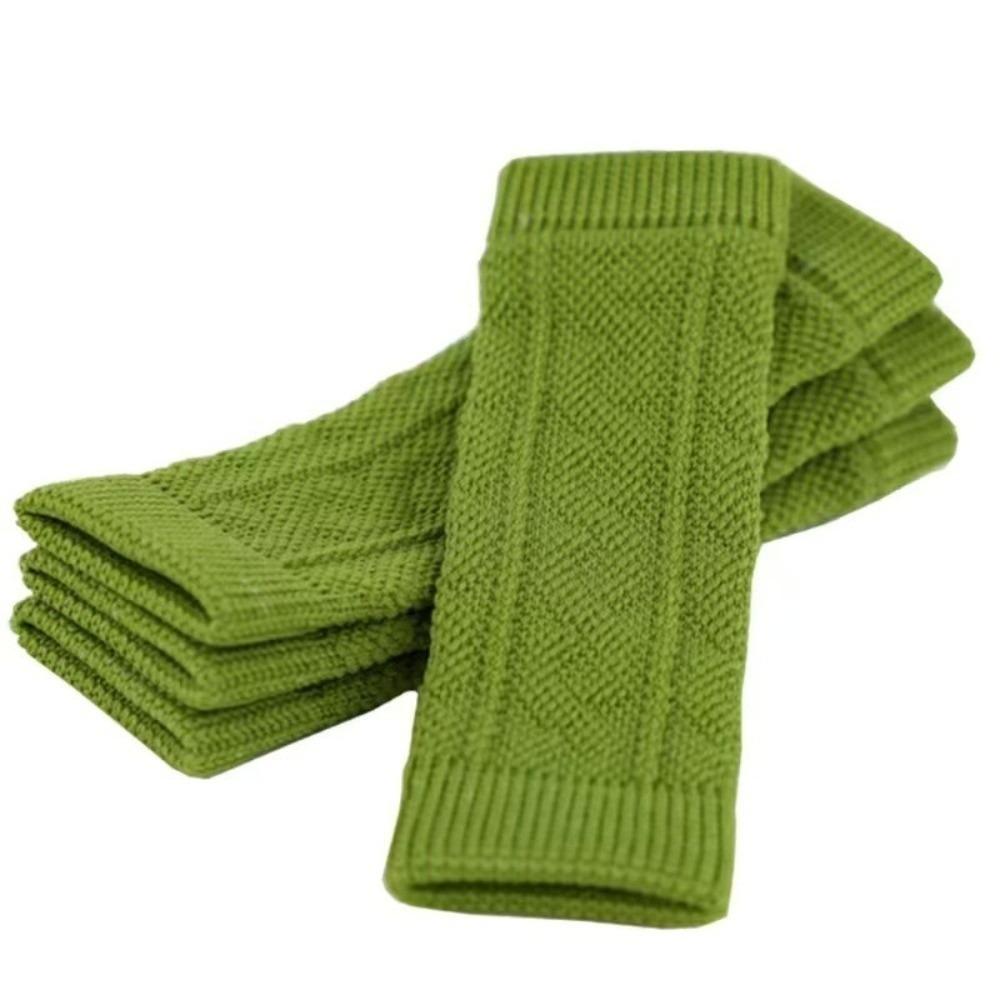 Warme Hundebeinlinge Elastische Gestrickte Hundebeinwärmer Welpenbeinschutz Haustier Socken Beinschutz