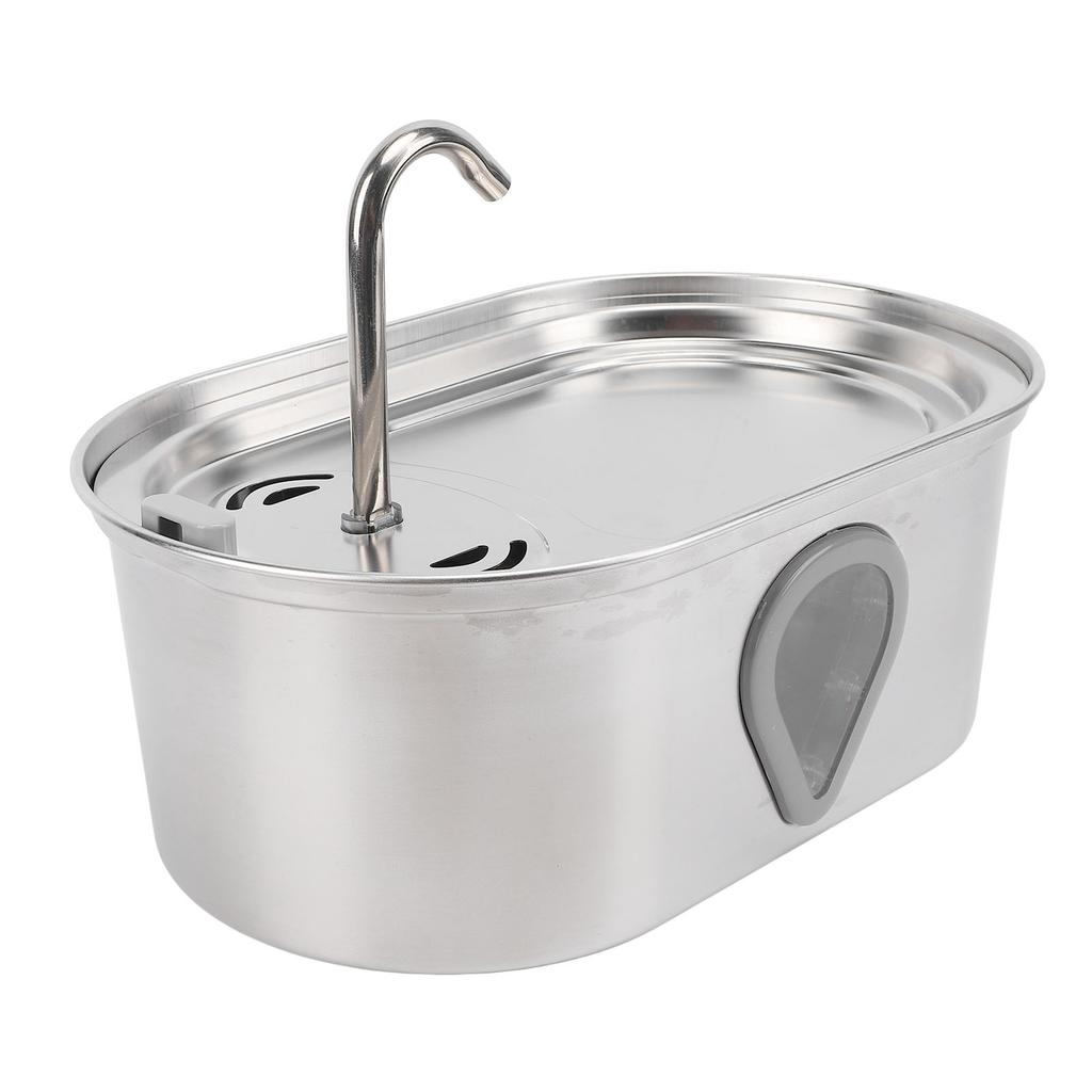 Cat Water Fountain 304 Stainless Steel 3.5L Easy To Maintain Automatic Circulating Filtered Pet