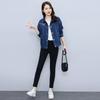 Fashion Trend Loose Fit Soft Denim Jacket for Women, Ideal for Spring and Autumn Outdoor Activities