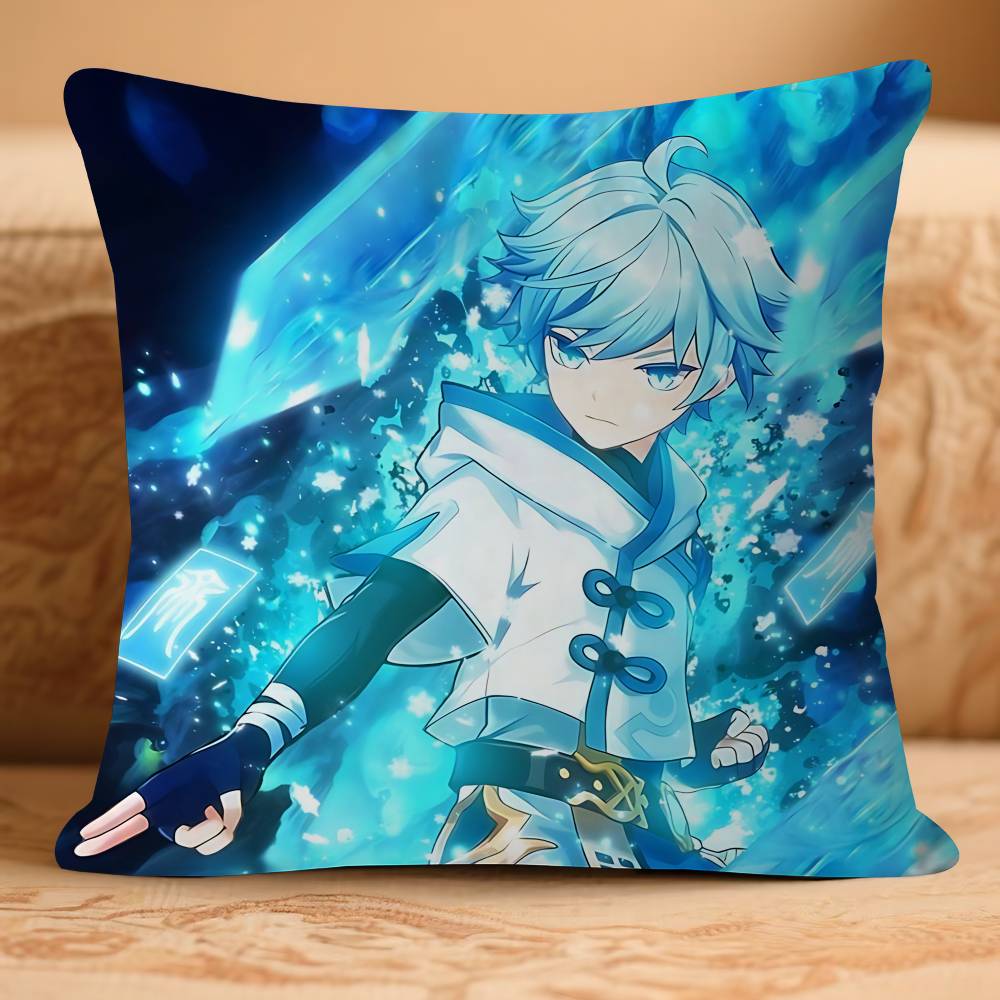 C-chongyunS CARTOON Pillow Case Removable Washable Cushion Cover – All-Season Soft Linen