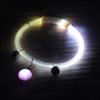 Adjustable Size LED Dog Collar Fiber Optic Material Multi-Color Light USB Rechargeable Collar Bright LED PVC Material