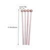 Toyvian Mallet Slagverkspinner, Xylofon Trommestikker, Tre Trommestikker, Slaginstrument Mallets for Klokkespill, Bjeller og Bjeller (20 stykker)