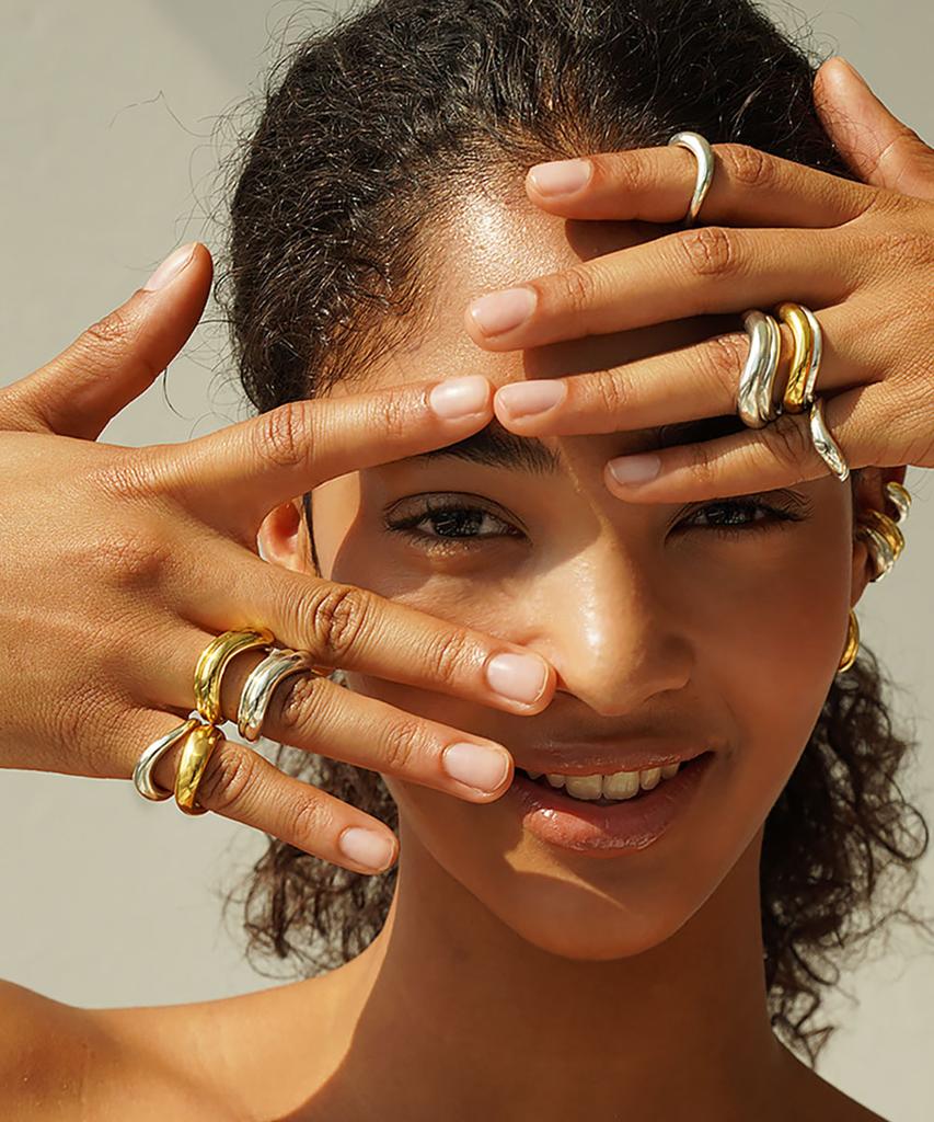 GRASSE MATINEE Double Wave Ring (A Type)