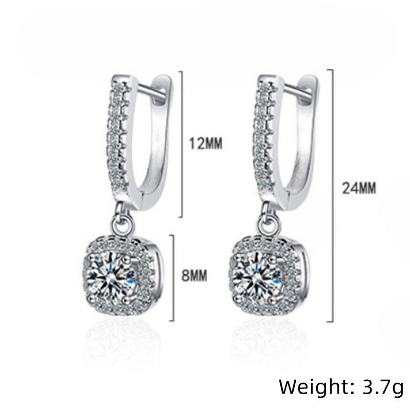 Earrings for Women, Korean Style Geometric Studs, Fashionable & Shining