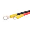 50Amp Extension Cord with M8 Lug Terminal and Silver Plated Ring for Electrical Systems Including Battery Boxes and Solar Panels