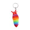 Car Key Accessories Vent Caterpillar Key Ring Caterpillar Keychain Caterpillar Keyring Key Chain Finger Slug Snail Caterpillar